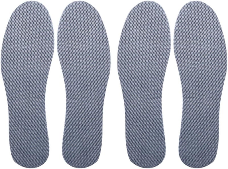 GALPADA 4 Pairs Breathable Mesh Shock Absorbing Insoles For Men Size 43 Running Walking - Image 1